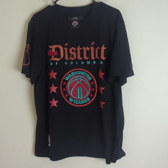 NBA Men's Pro Standard Black Washington Wizards 2023 City Edition T- Men's Large - Picture 10 of 11